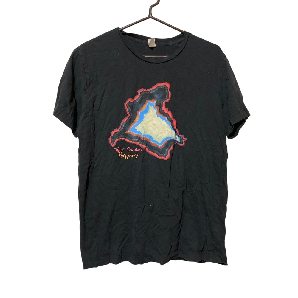 Tyler Childers Purgatory Album Graphic Tee Black Cotton Shirt Mens Large